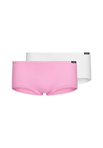 Skiny Mädchen Skiny Meisjesbroek 2 Pack Katoen Essentials Slip, Begoniapink Selection, 140 EU von Skiny