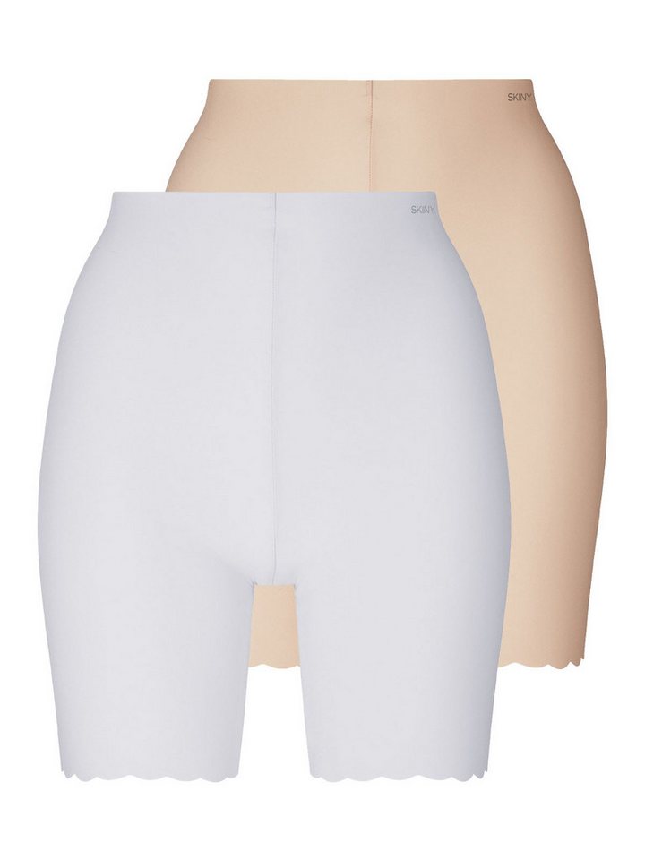 Skiny Pagenslip 2er Pack Damen lange Unterhose Micro Essentials (Packung, 2-St) 360° Shaping von Skiny