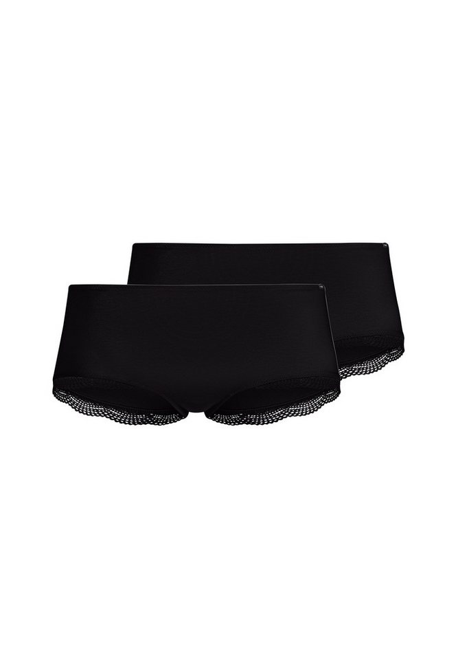 Skiny Panty Classicotton (2er Pack) bequem, basic, mit Spitze, Baumwollmix von Skiny