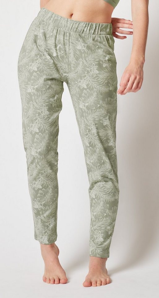 Skiny Pyjamahose Damen Schlafanzug Hose (1-tlg) lockerer Schnitt von Skiny