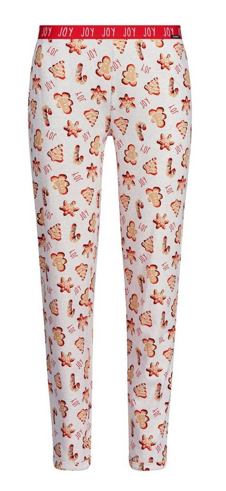 Skiny Pyjamahose Skiny Damen Pyjama Hose (1-tlg) Modisches Design von Skiny