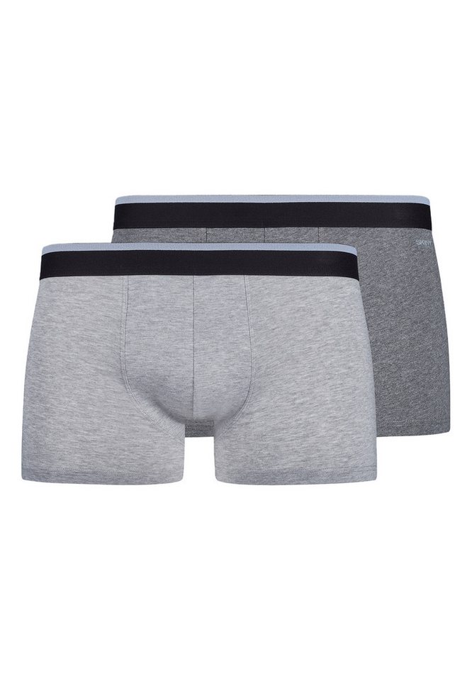 Skiny Retro Boxer 2er Pack Basic (Spar-Set, 2-St) Retro Short / Pant - Baumwolle - ohne Eingriff - Atmungsaktiv von Skiny