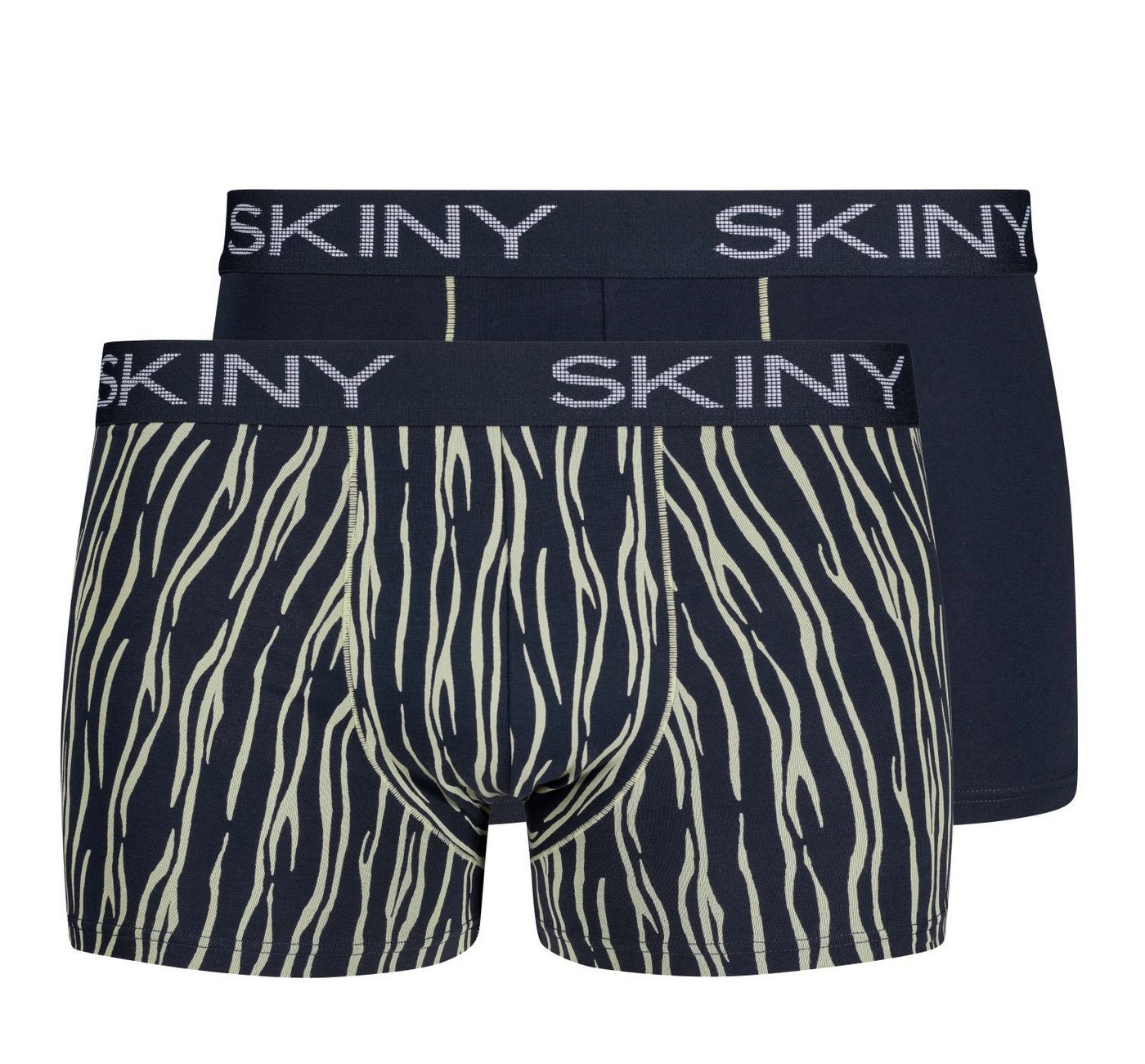 Skiny Retro Pants Doppelpack Herren Boxershorts (2-St) Zebra Selection von Skiny