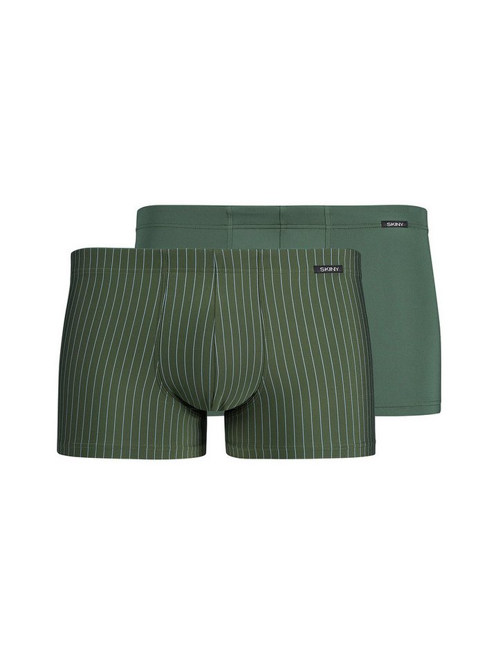 Skiny Retro Pants Herren Pant 2er Pack Micro Multipack (Packung, 2-St) gerader Beinausschnitt von Skiny