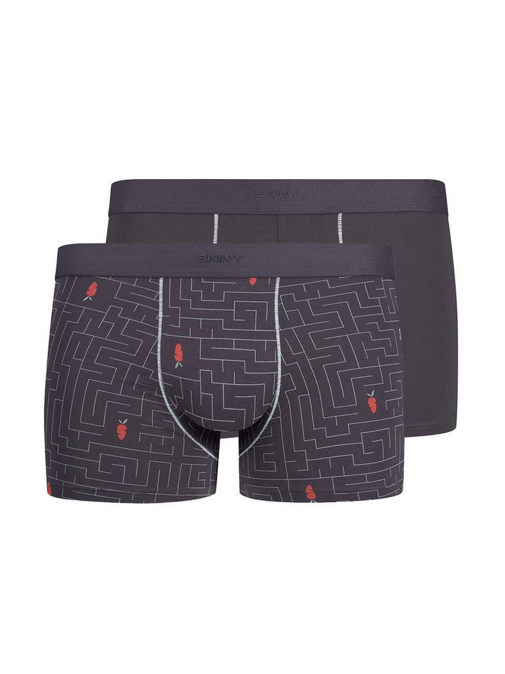 Skiny Retro Pants Herren Pants 2er Pack Cotton Multipack (Packung, 2-St) - von Skiny