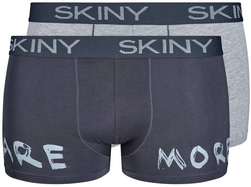Skiny Retro Pants Skiny Herren Boxer Shorts (2-St) Modisches Design Doppelpack von Skiny