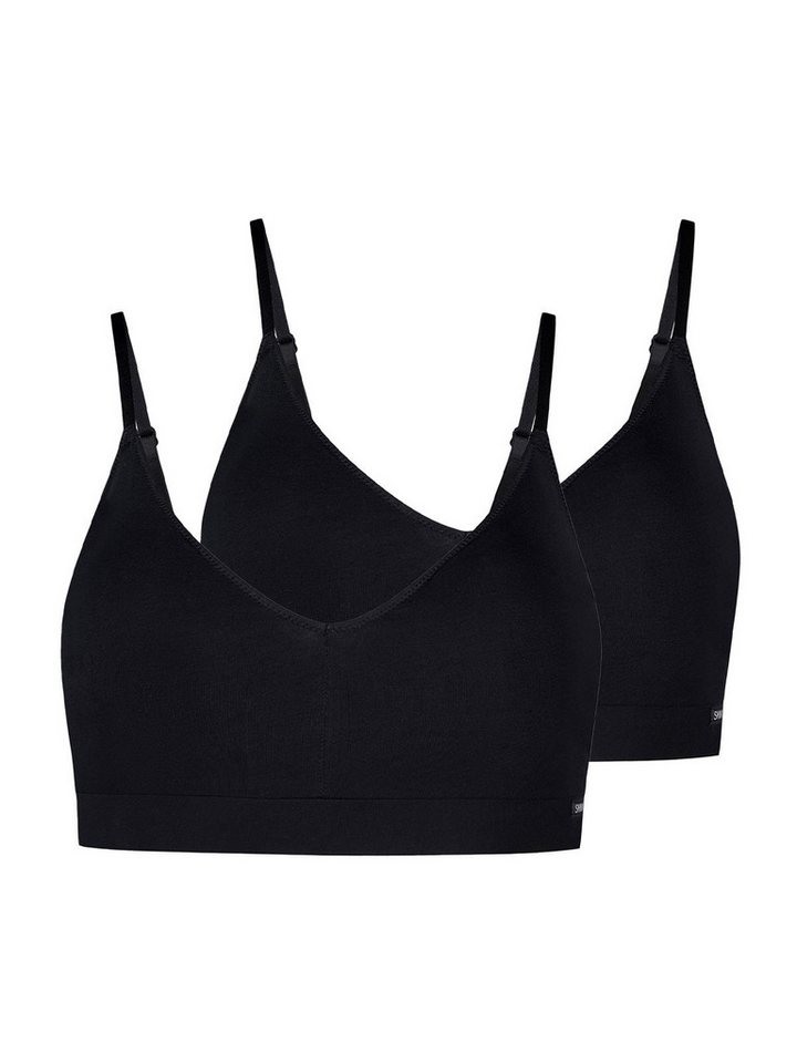 Skiny Schalen-BH 2er Pack Soft BH herausnehmbare Pads Cotton (Packung, 2-tlg) nahtlos von Skiny