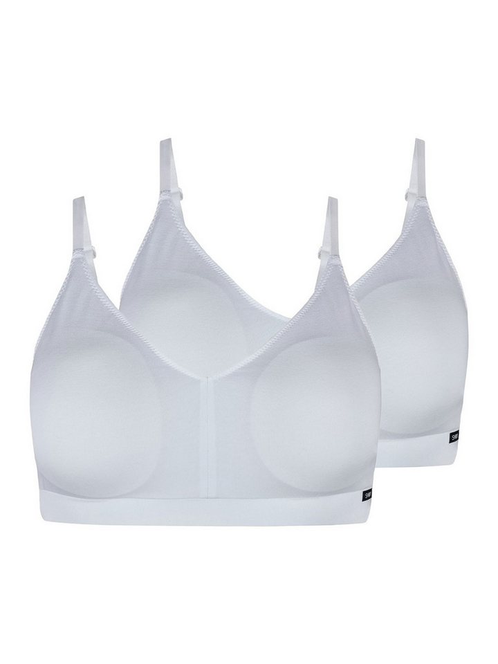 Skiny Schalen-BH 2er Pack Soft BH herausnehmbare Pads Cotton (Packung, 2-tlg) nahtlos von Skiny