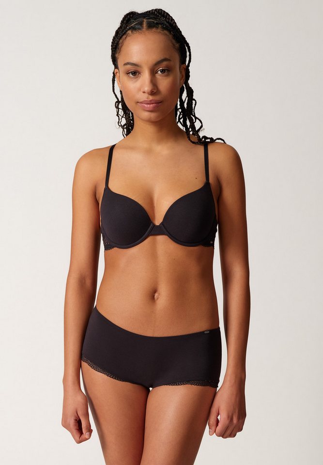 Skiny Schalen-BH Classicotton Baumwollmix, mit Spitze, mit Polsterung, bequem, schlicht von Skiny