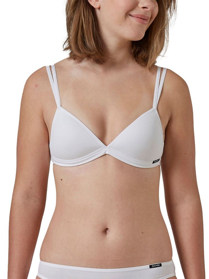 Skiny Schalen-BH Triangel Schalen BH ohne Bügel Cotton Essentials (Stück, 1-tlg) - von Skiny