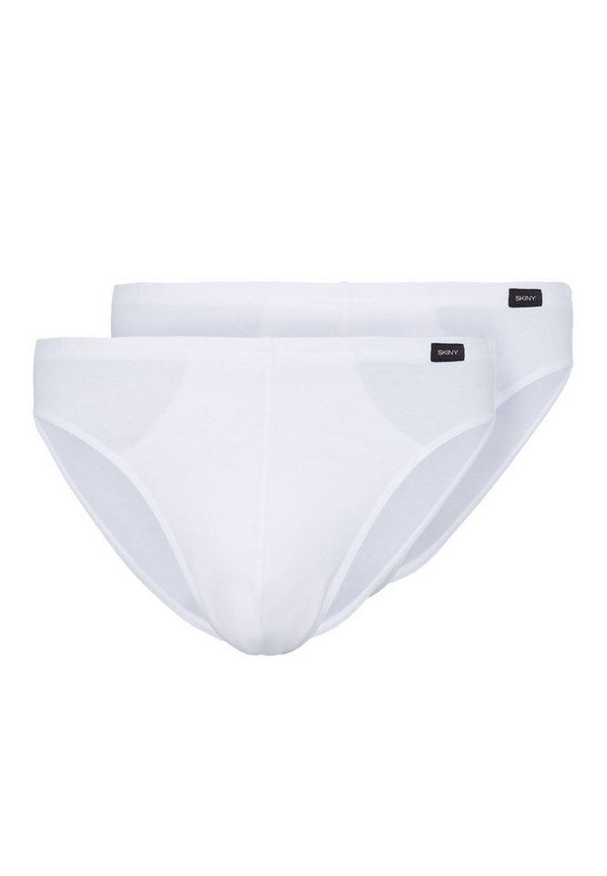 Skiny Slip 2er Pack Basic (Spar-Set, 2-St) Slip / Unterhose - Baumwolle - ohne Eingriff - Atmungsaktiv von Skiny
