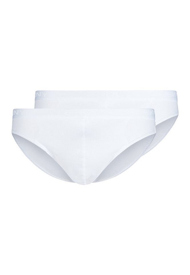 Skiny Slip 2er Pack Basic (Spar-Set, 2-St) Slip / Unterhose - Baumwolle - ohne Eingriff - Atmungsaktiv von Skiny