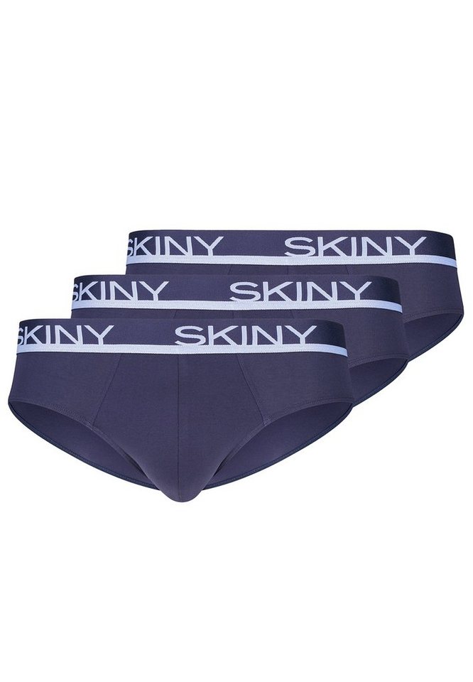 Skiny Slip 3er Pack Cotton (Spar-Set, 3-St) Slip / Unterhose - Baumwolle - Ohne Eingriff - von Skiny