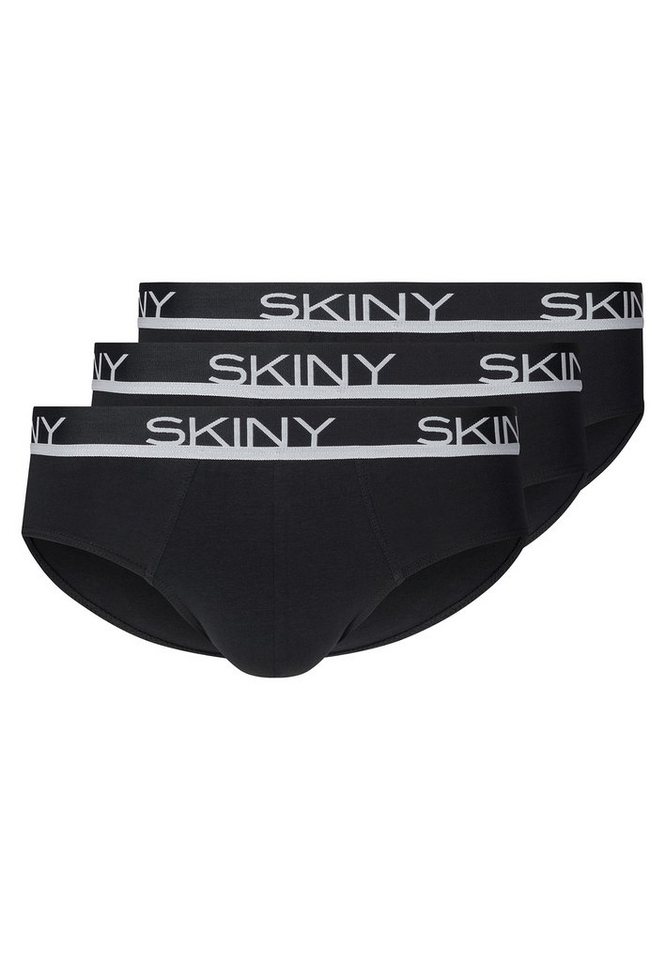 Skiny Slip 3er Pack Cotton (Spar-Set, 3-St) Slip / Unterhose - Baumwolle - Ohne Eingriff - von Skiny