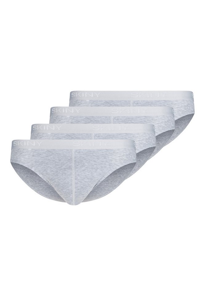 Skiny Slip 4er Pack Basic (Spar-Set, 4-St) Slip / Unterhose - Baumwolle - ohne Eingriff - Atmungsaktiv von Skiny
