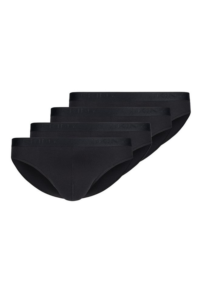 Skiny Slip 4er Pack Basic (Spar-Set, 4-St) Slip / Unterhose - Baumwolle - ohne Eingriff - Atmungsaktiv von Skiny