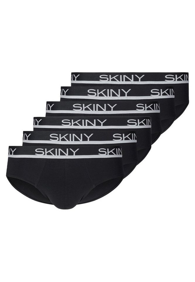 Skiny Slip 6er Pack Cotton (Spar-Set, 6-St) Slip / Unterhose - Baumwolle - Ohne Eingriff - von Skiny