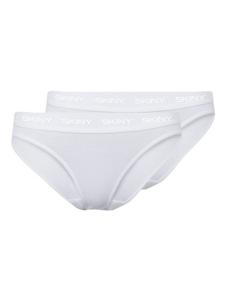 Skiny Slip Damen Rio Slip 2er Pack Cotton Rib (Packung, 2-St) - von Skiny
