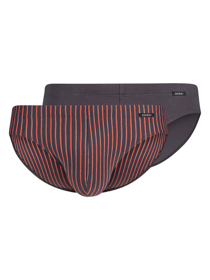 Skiny Slip Herren Brasil Slip 2er Pack Cotton Advantage (Packung, 2-St) - von Skiny