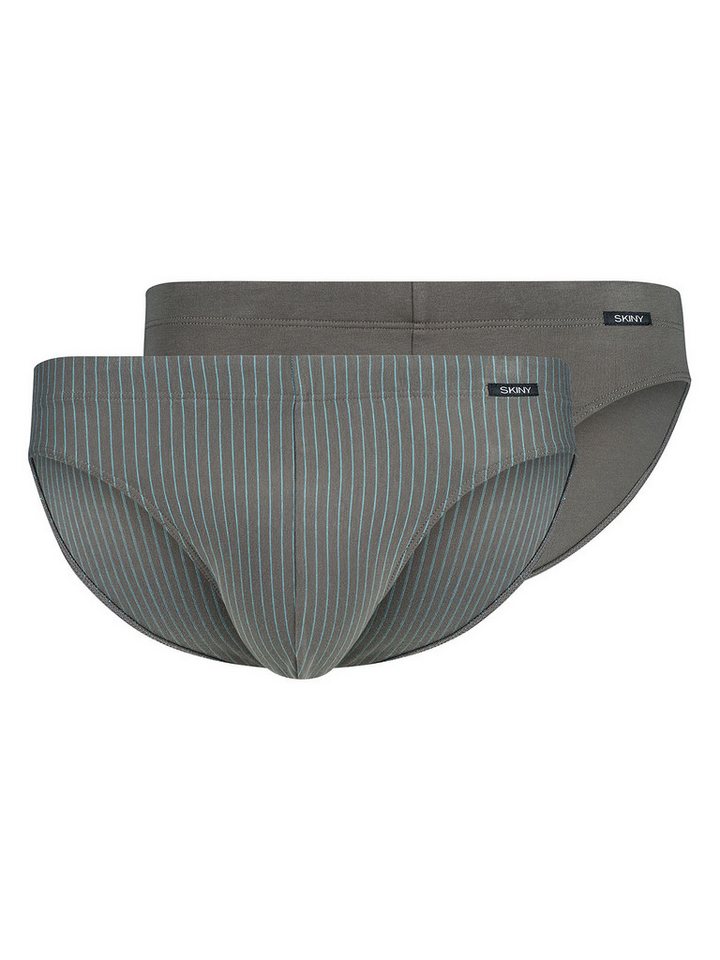 Skiny Slip Herren Brasil Slip 2er Pack Cotton Advantage (Packung, 2-St) - von Skiny