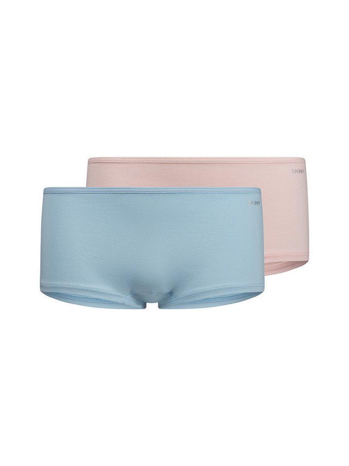 Skiny Slip Mädchen Pant 2er Pack Cotton Essentials (Packung, 2-St) gerader Beinausschnitt von Skiny
