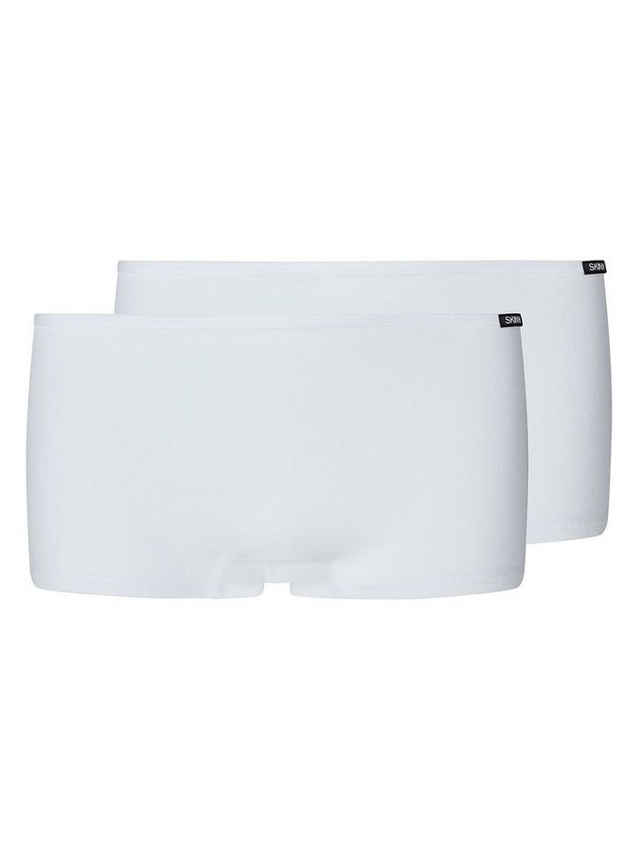 Skiny Slip Mädchen Pant 2er Pack Cotton Essentials (Packung, 2-St) gerader Beinausschnitt von Skiny