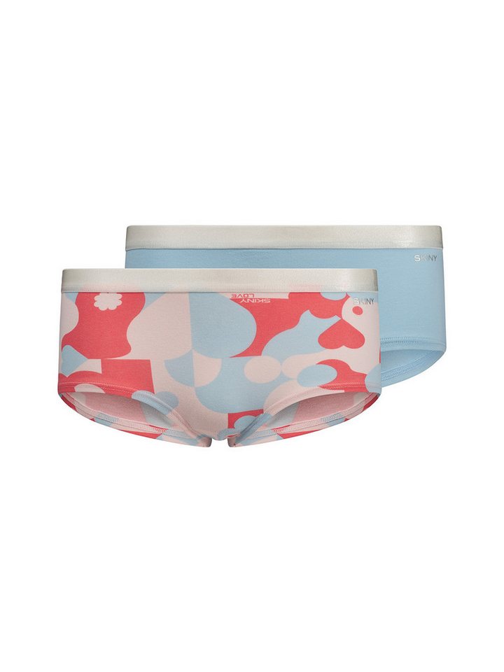 Skiny Slip Mädchen Panty 2er Pack Cotton Elastic (Packung, 2-St) Zwickel von Skiny