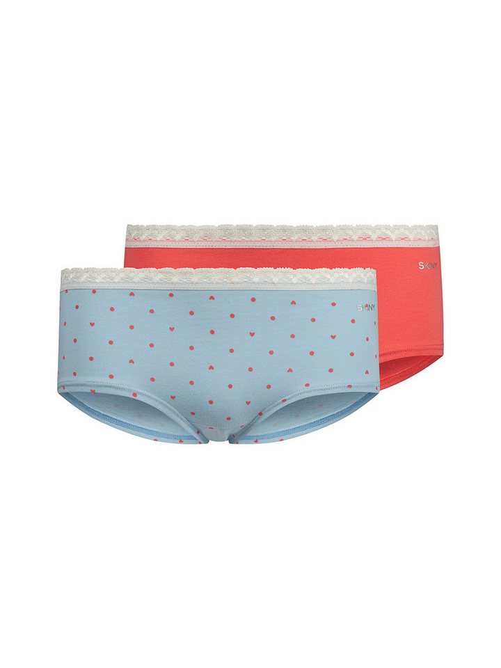 Skiny Slip Mädchen Panty 2er Pack CottonLace Multipack (Packung, 2-St) - von Skiny