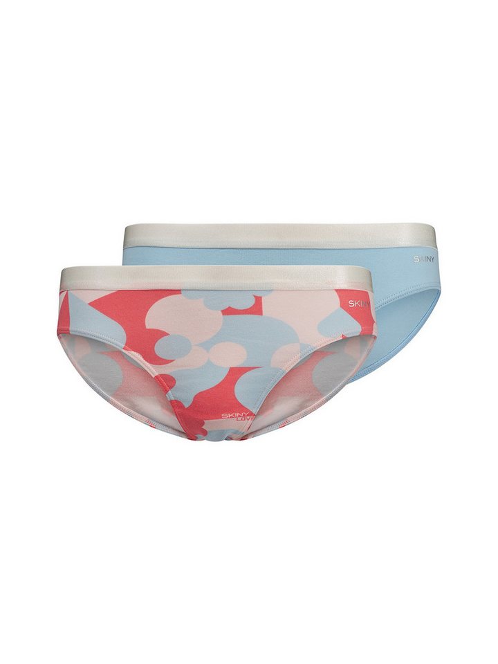 Skiny Slip Mädchen Rio Slip 2er Pack Cotton Elastic (Packung, 2-St) Zwickel von Skiny