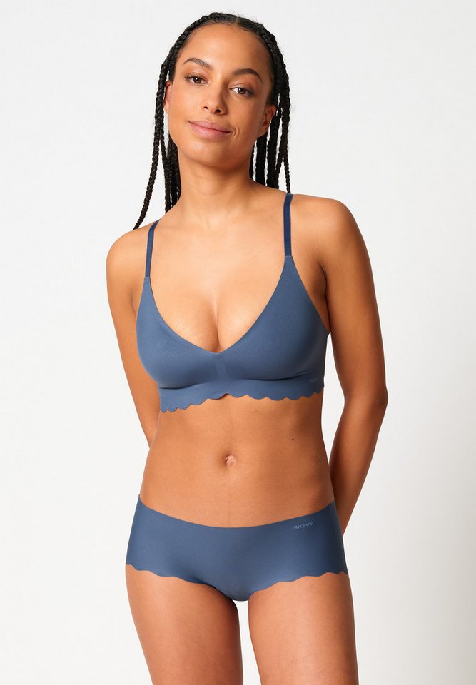 Skiny Soft-BH Micro Essentials herausnehmbare Pads, V-Ausschnitt, Unsichtbar-Effekt, mit Bogenkante von Skiny