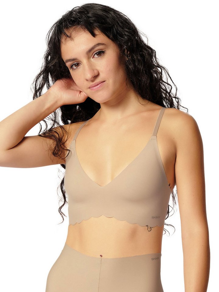Skiny Schalen-BH Soft BH mit herausnehmbare Pads Micro Essentials (Stück, 1-tlg) extra flache Nähte von Skiny