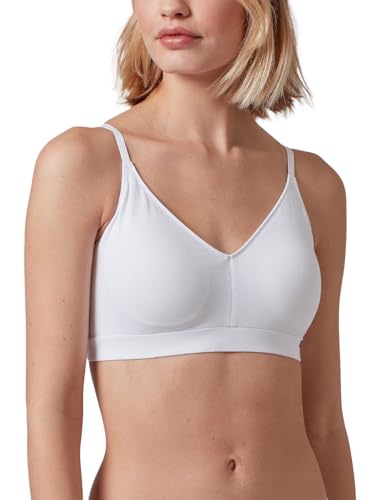 Skiny Soft BH mit herausnehmbare Pads Cotton Essentials 080478 Gr. 44 in White von Skiny