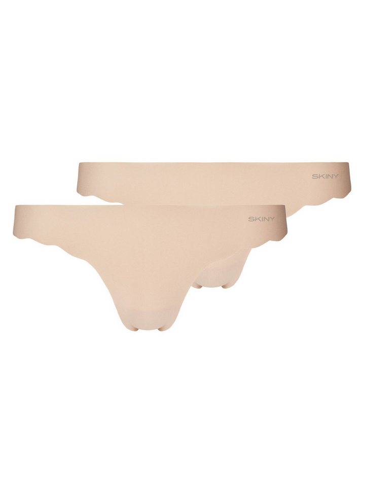 Skiny String 2er Pack Damen String Micro Essentials (Packung, 2-St) nahtlos von Skiny