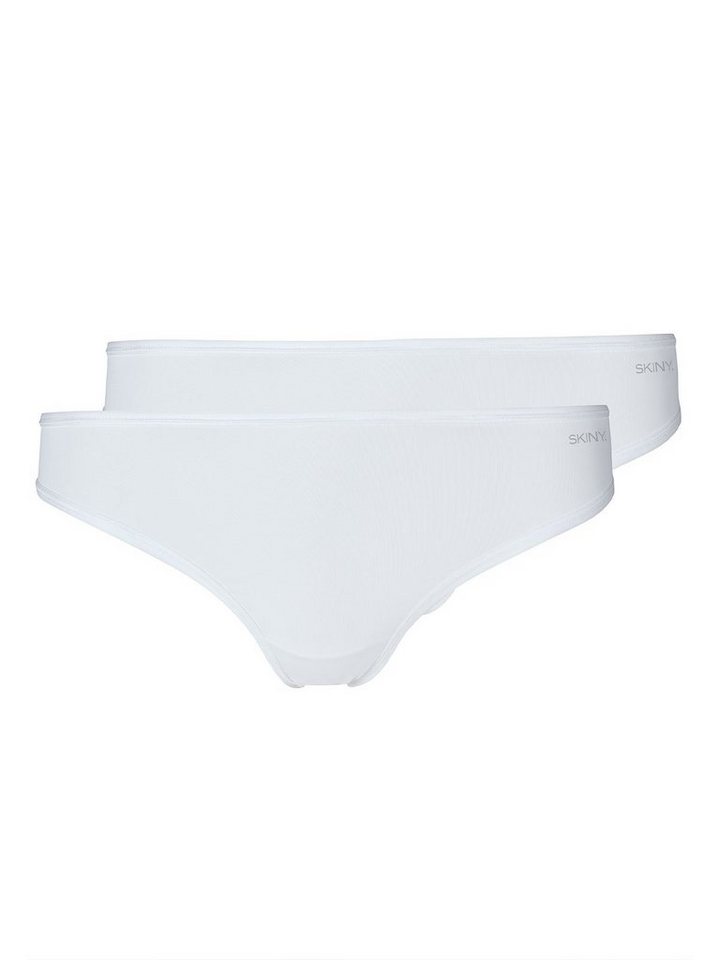 Skiny String Damen String 2er Pack Micro Advantage (Packung, 2-St) gerundeter Beinausschnitt von Skiny