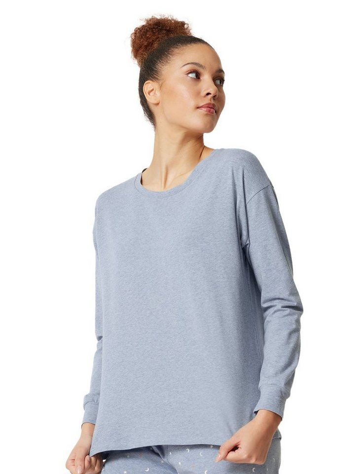 Skiny T-Shirt Damen Shirt langarm Night In Mix & Match (Stück, 1-tlg) - von Skiny