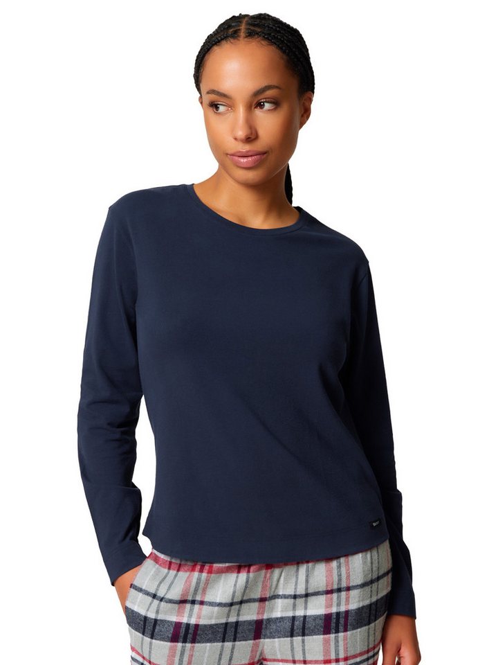 Skiny T-Shirt Damen Shirt langarm Night In Skiny (Stück, 1-tlg) von Skiny