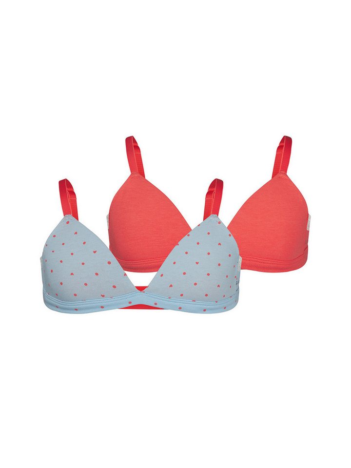 Skiny Teenie-BH Mädchen Triangel BH gepaddet 2er Pack CottonLace (Packung, 2-tlg) - von Skiny