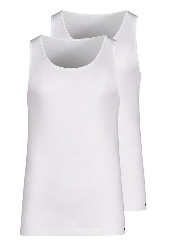 Skiny Unterhemd 2er Pack Cotton Advantage (Spar-Set, 2-St) Unterhemd / Tanktop - Baumwolle - Atmungsaktiv - Ideale Passform von Skiny