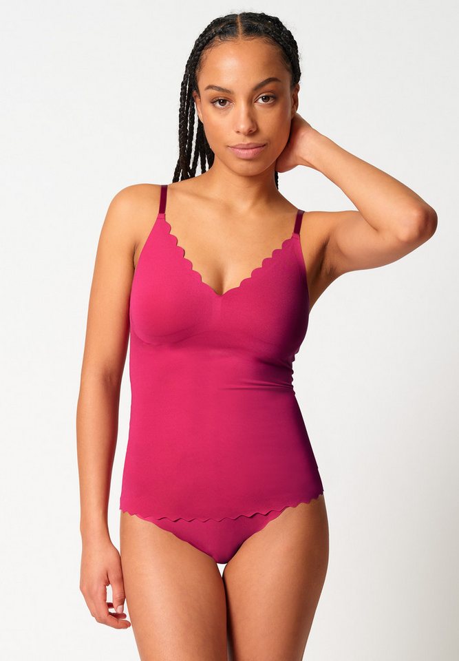 Skiny Unterhemd Micro Essentials elastisch, herausnehmbare Pads, BH-Hemd, mit Unsichtbar-Effekt von Skiny