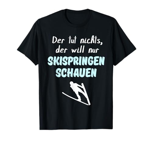 Herren Skispringen Fanartikel Deutschland T-Shirt Herren Skispringen Fanartikel Deutschland T-Shirt von Skispringen lustig