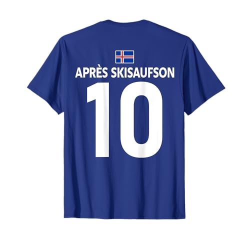 Herren Gruppen Aprés Ski Pistengaudi Partyurlaub Island Sauf Trikot T-Shirt von Skiurlaub Partyurlaub Apres Ski Sauf Trikot Island