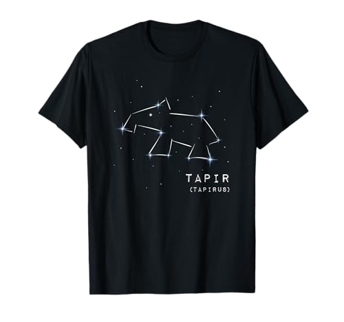 Astrologie Horoskop Sternzeichen Sternbild Tapir T-Shirt von SkizzenMonsters Trendy Tapir Shirts