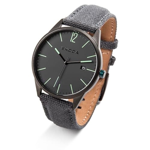 Skoda 000050800AE Armbanduhr, anthrazitgrau von Skoda