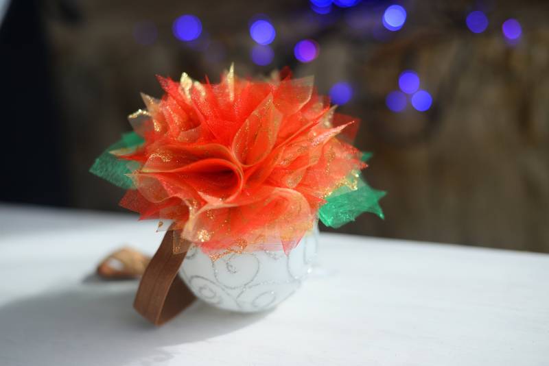 Babystirnband Bögen Weihnachtsrot Blume Stirnband Urlaub Weihnachten Bogen Baby Mädchen Geschenk Neugeborenen Schleife Fotografie Prop Kinder von SkokSkokStore