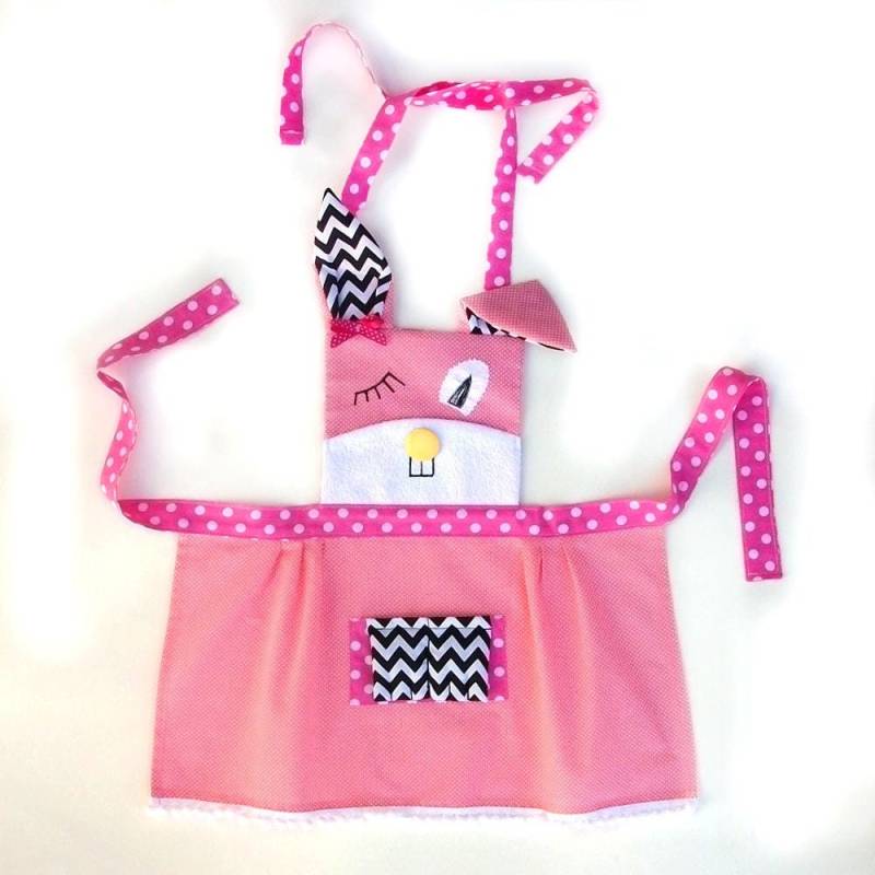 Kinder Backset Hase Schürze Kinderschürze Küchenschürze Mädchen Handgemachte Baumwollschürze Kleinkind Küchenhelfer Niedliche Mit Taschen von SkokSkokStore