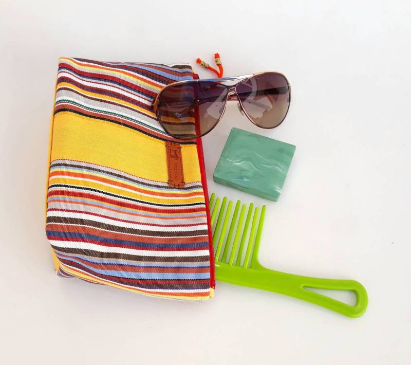 Reißverschluss-Tasche Bunten Make-Up Tasche Wasserdicht Futter Geldbörse Mit Taschen Kosmetikorganizer Mädchen Reise Für Frauen Ideal Geschenk Sie von SkokSkokStore