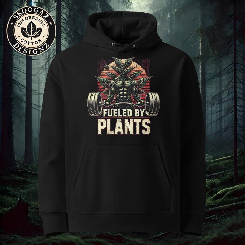 Vegan Bodybuilder Hoodie - Plant Based Living Gym Statement | Retro Fitness Design Unisex Sport Outfit Bio-Baumwolle Vegan Bodybuilder Hoodie - Plant Based Living Gym Statement | Retro Fitness Design Unisex Sport Outfit Bio-Baumwolle von SkoogazDesignz