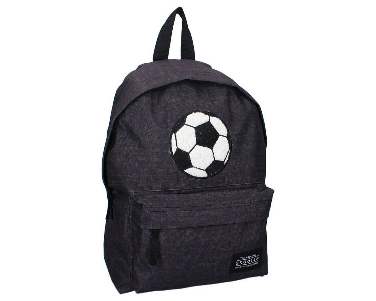 Skooter Rucksack Tasche Blau mit Fronttasche Schulrucksack von Skooter