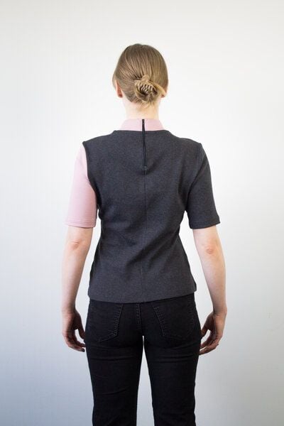 Skrabak Shirt Siggi aus Bio-Baumwolle zweifarbig von Skrabak