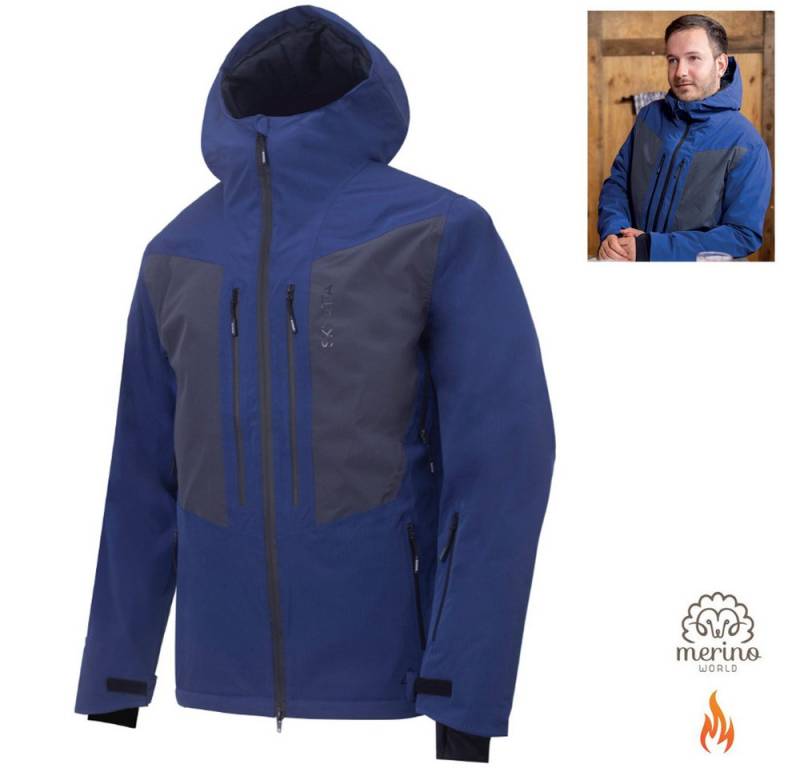 Skratta Hardshelljacke Skratta - Herren Merino Skijacke Jesper wasserdichte Winterjacke 20K von Skratta